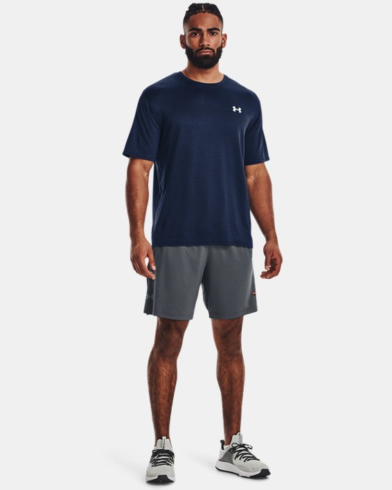 Men's UA Raid Collegiate Sideline Shorts, Gray, pdpMainDesktop image number 2